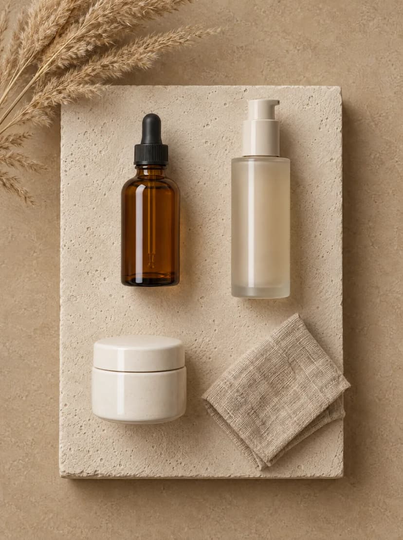 Conjunto de piezas de producto generadas con IA